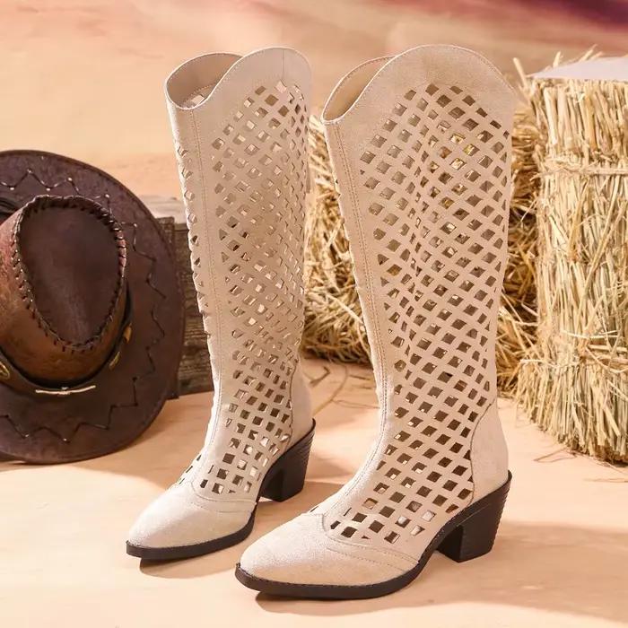 Nouvelles Bottes Femme Tendance 2026 à Talon Carré
