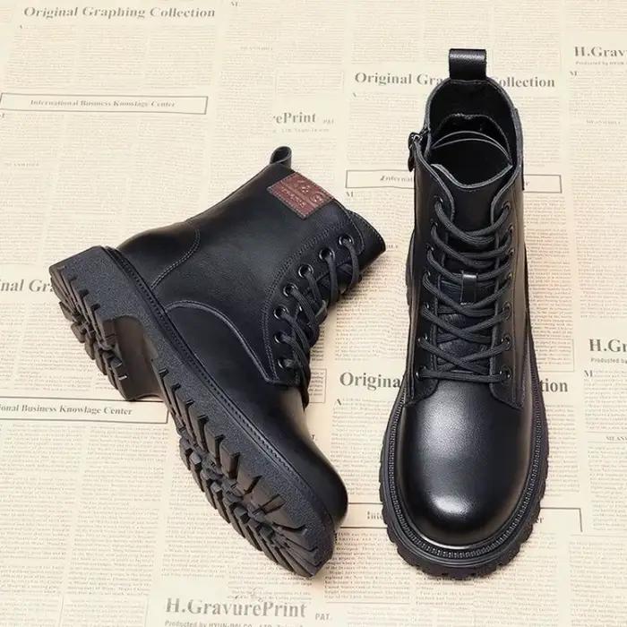 Bottines pour femmes à bout rond