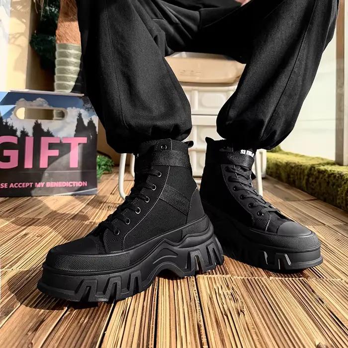 Bottes d'extérieur décontractées à fond épais pour hommes