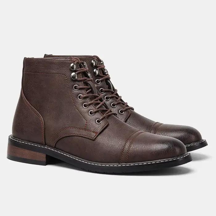 Bottines en cuir confortables de marque tendance 2026
