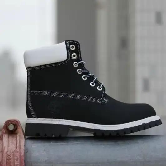 Chaussures d'extérieur montantes classiques pour hommes, bottes en cuir élégantes et durables, nouvelle collection automne/hiver