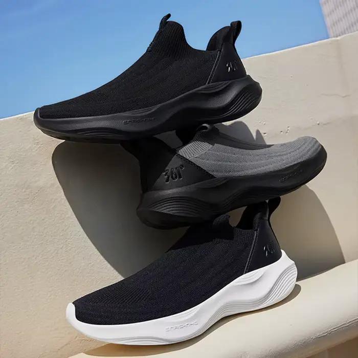 361 Degrees – chaussures de jogging décontractées pour hommes, baskets légères à enfiler, en maille respirante, confortables et souples, 672542215F