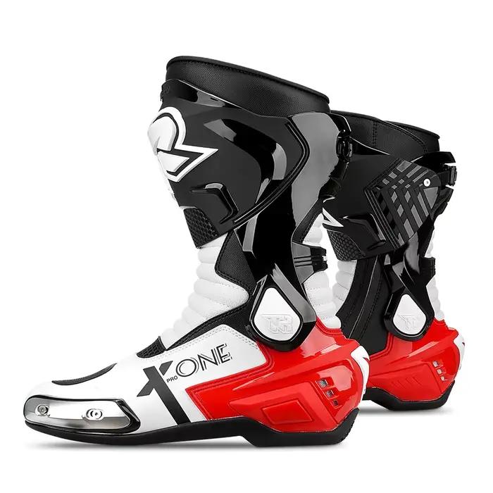 Bottes de moto professionnelles pour hommes