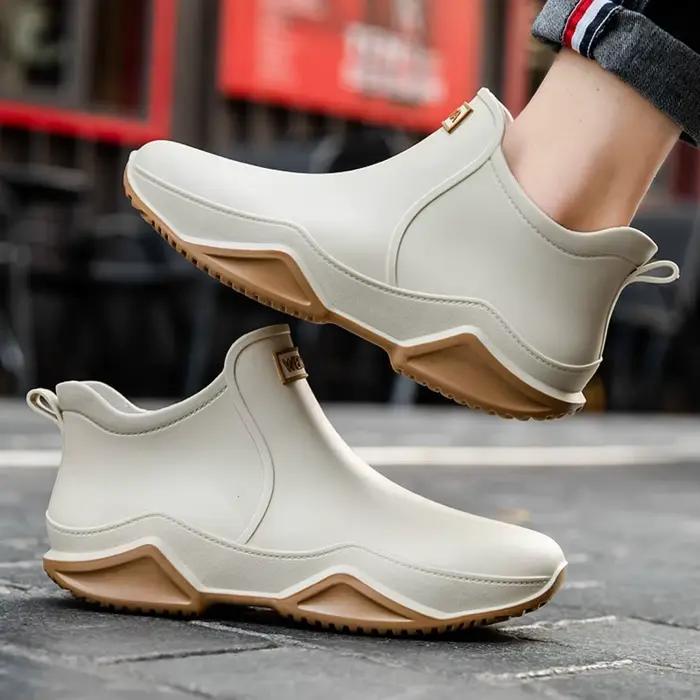 Bottes de pluie à la cheville pour hommes et femmes