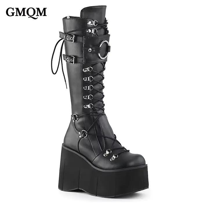 Bottes de Moto à Semelle Optique pour Femme