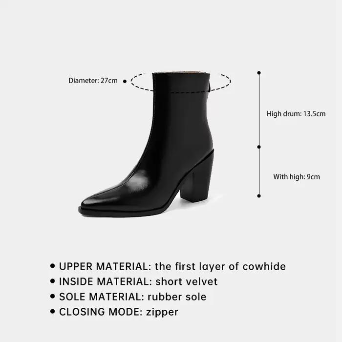 Ods-Bottes de rinçage pointues pour femmes