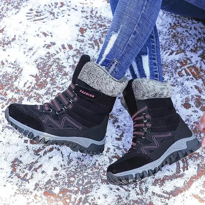 Bottes de neige pour femmes hiver peluche plate-forme chaude bottines pour femmes résistant à l'usure imperméable antidérapant dame bottes de neige pour les femmes