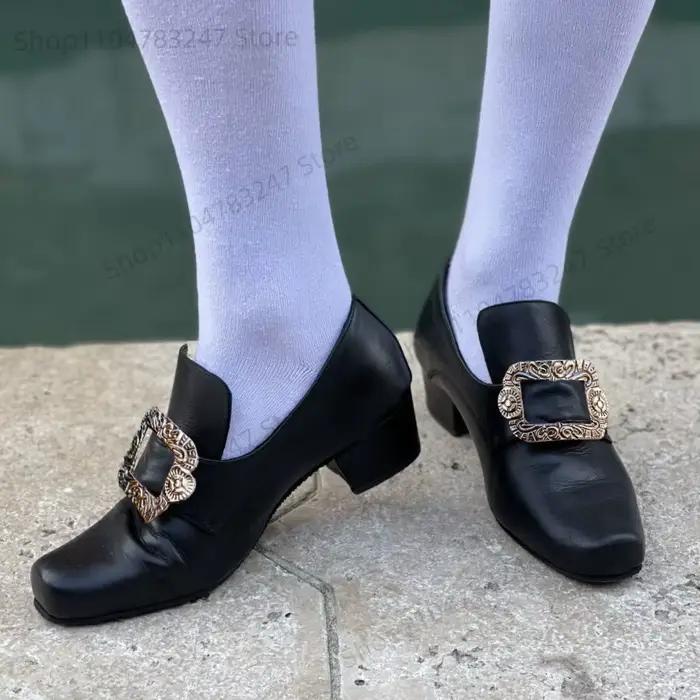 Chaussures victoriennes Vintage pour hommes et femmes