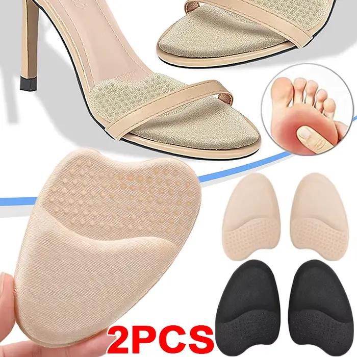 Coussinet pour l'avant-pied pour femmes, semelles intérieures demi-taille, semelle antidérapante, respirantes, absorbant la sueur, pour chaussures