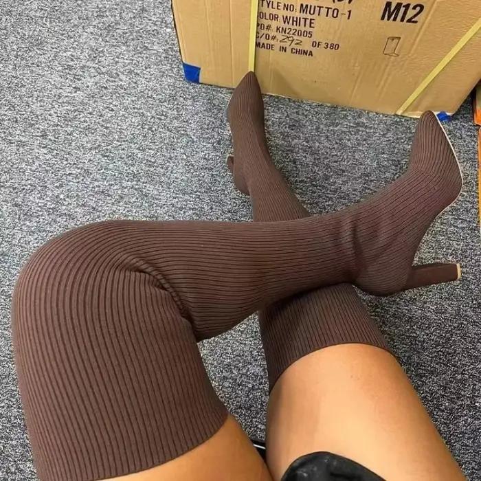 Femmes bottes hautes automne hiver