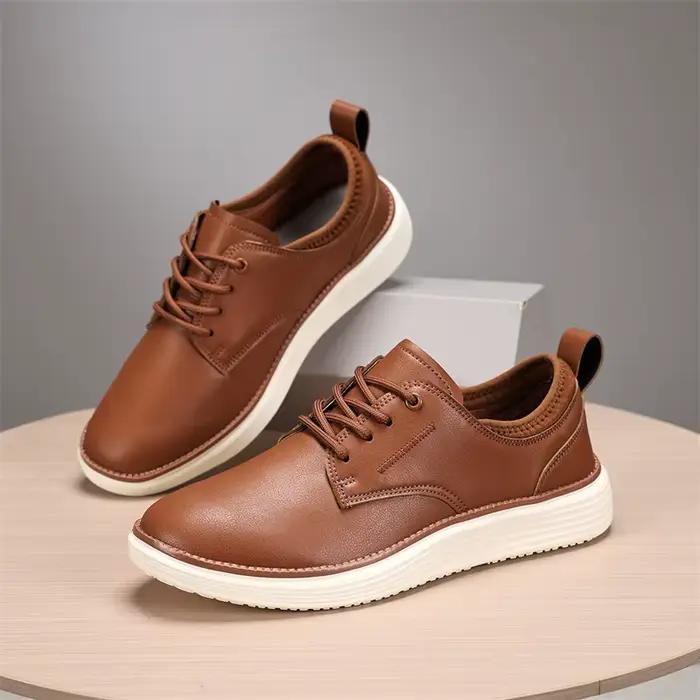 2025 bottes pour hommes mode chaussures de marche simples tendance mode bout large chaussures décontractées chaussures de sport confortables