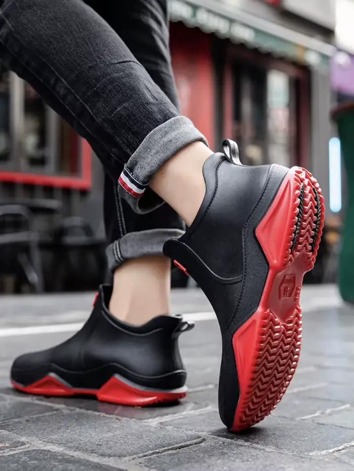 Nouvelles chaussures de pluie cheville femmes