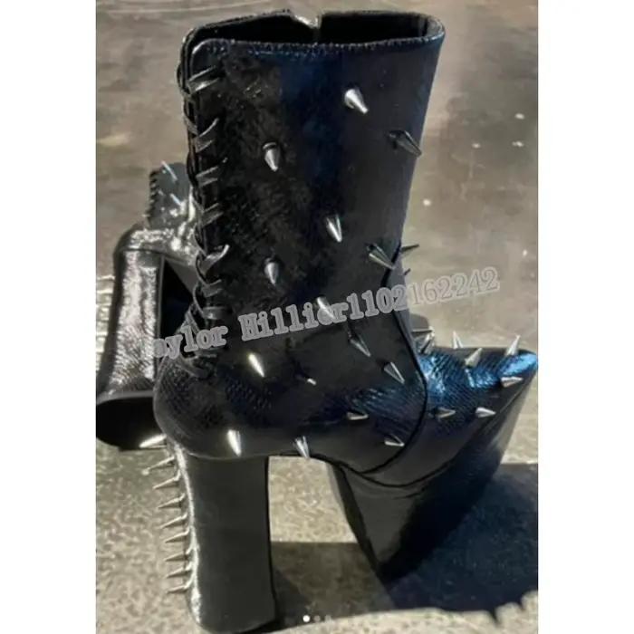 Bottines à plateforme Spike pour femmes