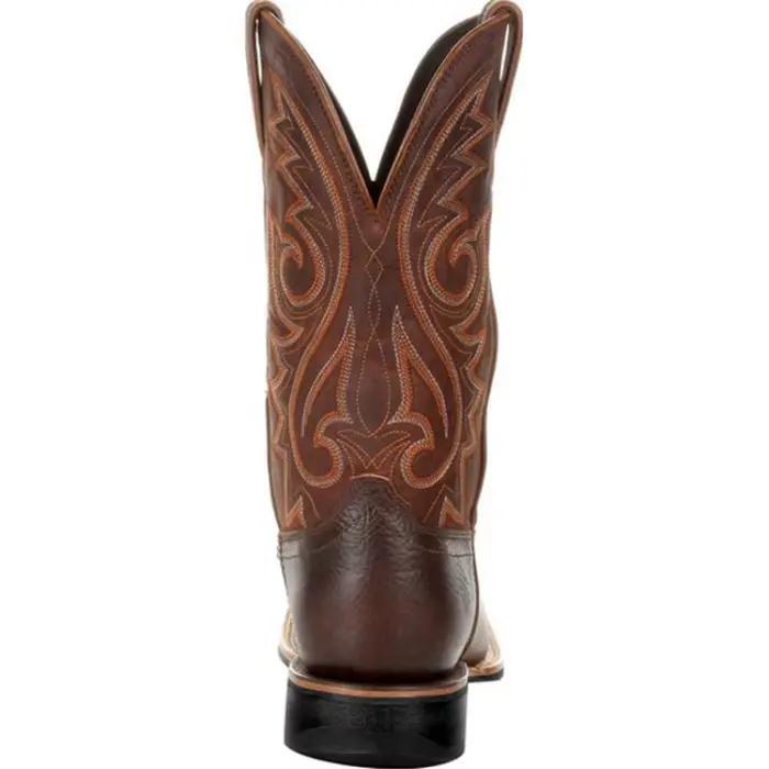 Bottes occidentales mi-mollet pour hommes et femmes