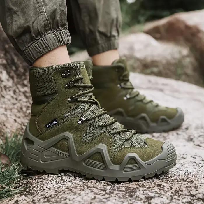 Bottes tactiques avec sangles pour hommes