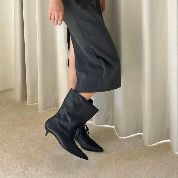 Bottines à lacets pour femmes Maillard