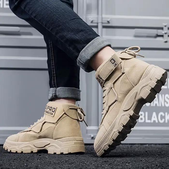 Oulylan hommes bottes de Combat tactiques