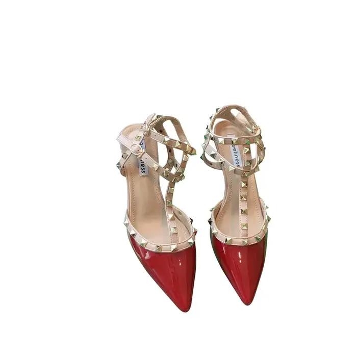 Chaussures à talons hauts pour femme été caoutchouc polyvalentes style moderne polyvalence confort talons robustes durable longévité résistance élégance occasions spéciales