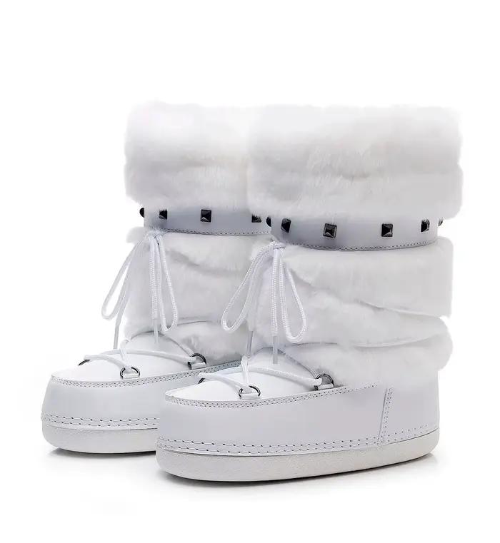 Bottes de neige en fourrure pour femmes