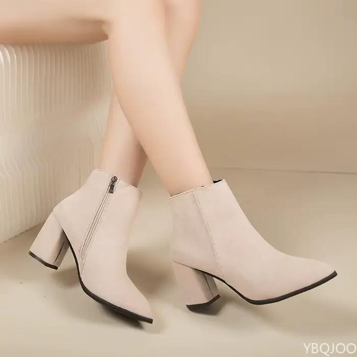 Bottes courtes polyvalentes à la mode pour femmes