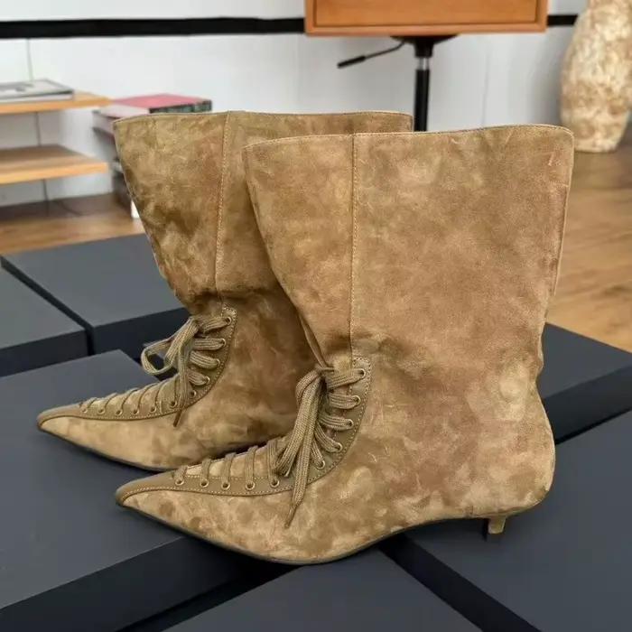 Bottines à lacets pour femmes Maillard
