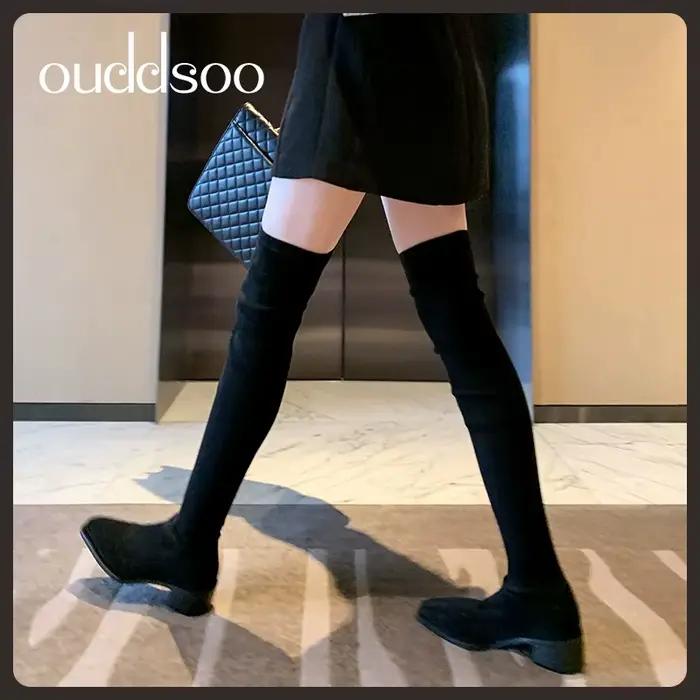 Ods Show-Bottes longues à talons hauts pour femmes