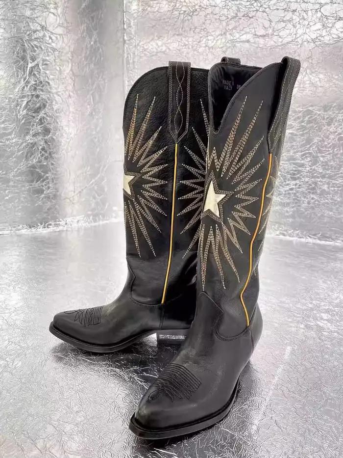 Bottes de Cowboy noires pour femmes