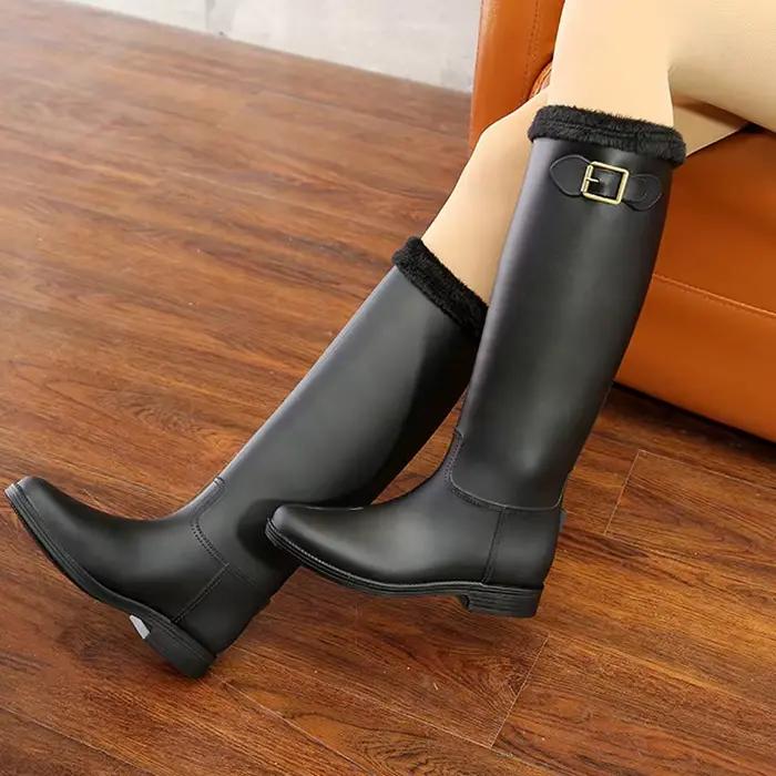 Bottes de pluie à tube haut pour femmes