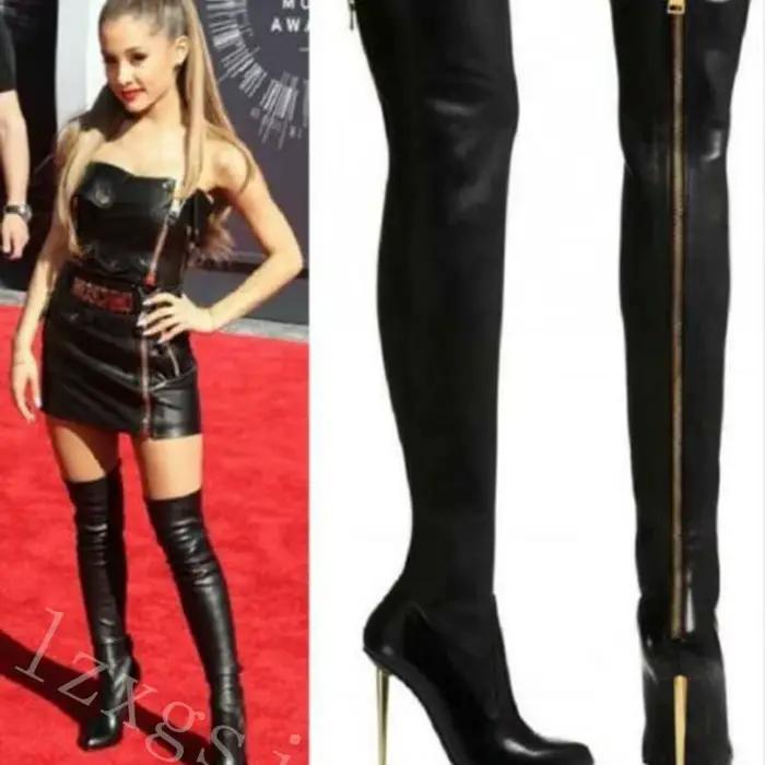Bottes noires à la mode pour femmes