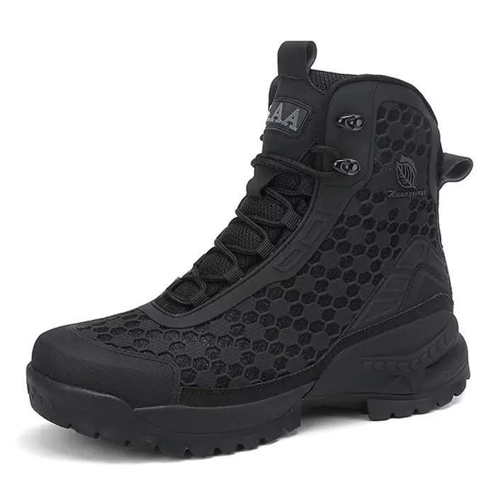 Nouvelles bottes de travail en cuir de haute qualité pour hommes