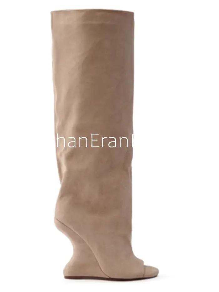 Bottes à talons hauts épais pour femmes