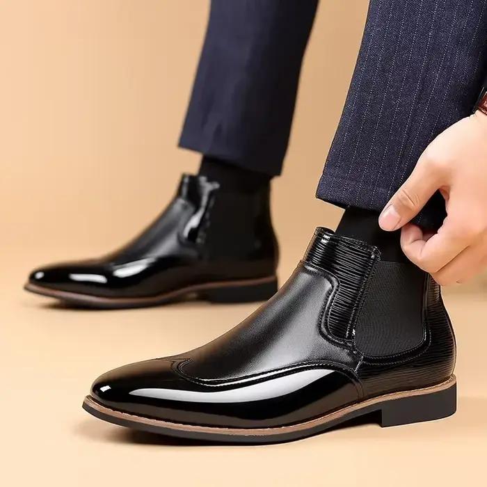Bottes de luxe rétro pour hommes
