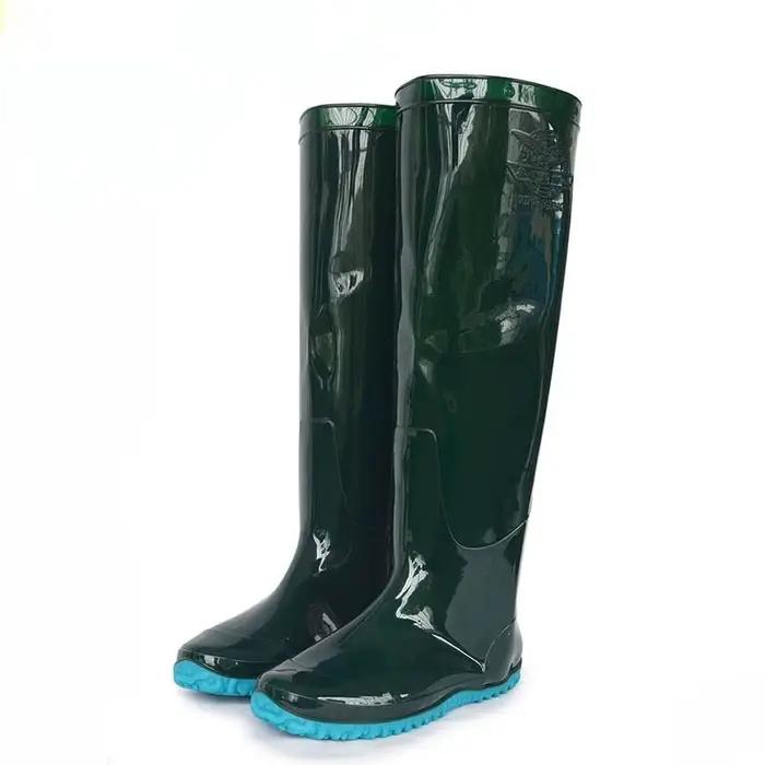 Bottes de pluie coordonnantes pliables pour hommes, chaussures de pêche souples, bottes de pluie astronomiques, voyage