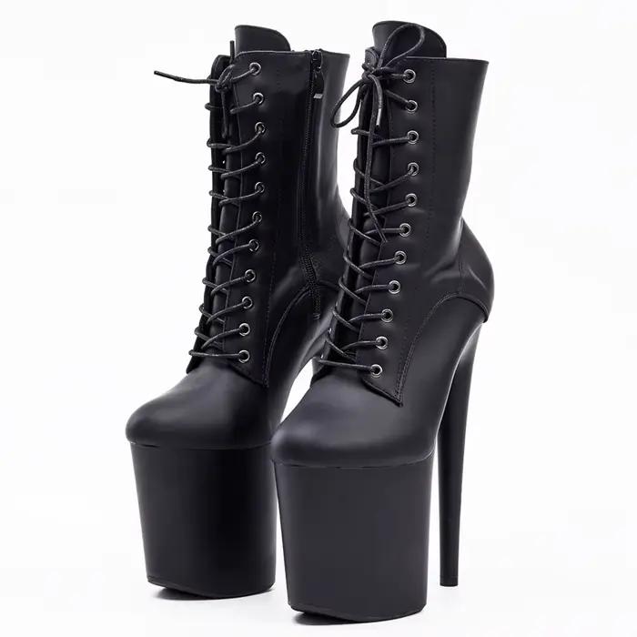 Stripper 8 "plate-forme à lacets Cтрипы pôle danse cheville bottes hautes en Stock expédition rapide Size36-43