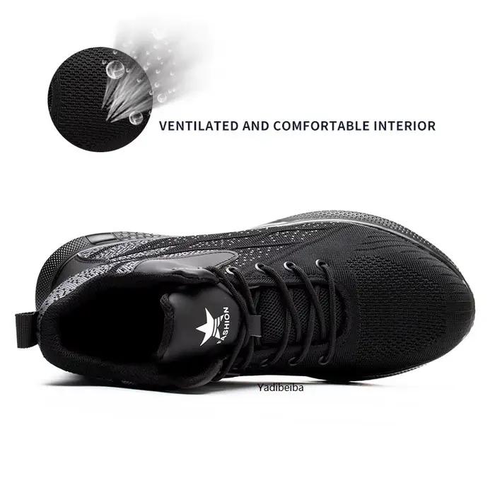 Bottes de travail chaussures de sécurité à bout en acier hommes femmes