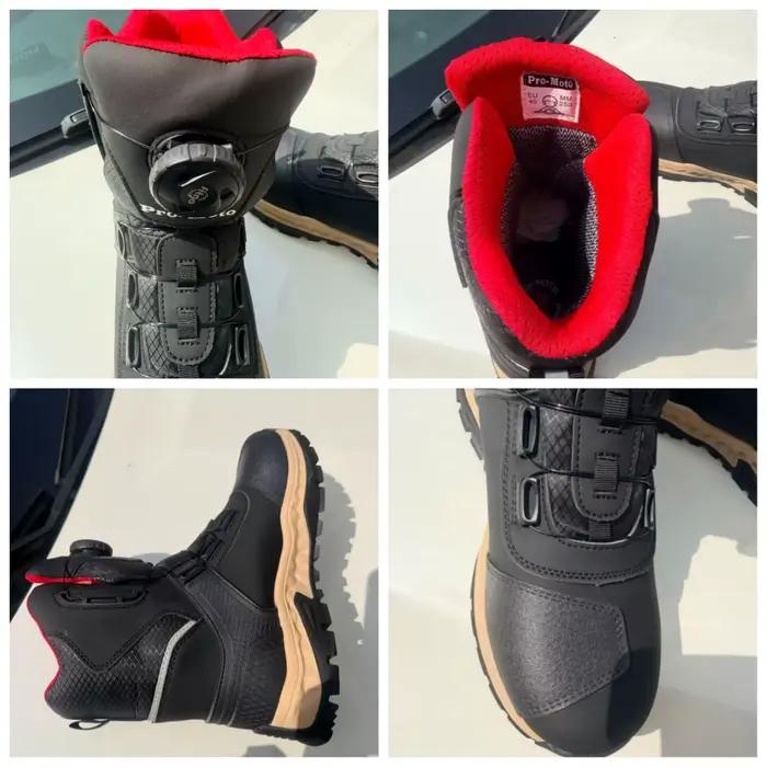 Bottes de moto respirantes et Anti-chute pour hommes