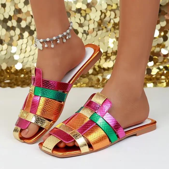 Grande taille 37-43 chaussures pour femmes mode d'été femmes sans lacet plate-forme sandales décontracté chaussures De plage Sandalias De Mujer
