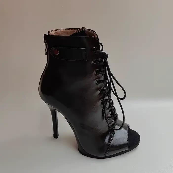 Bottines confortables à lacets pour femmes