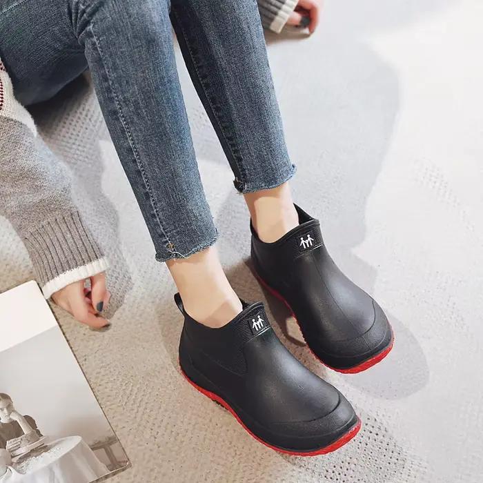 Bottes de pluie courtes pour femmes