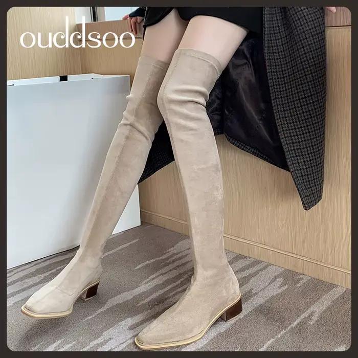 Ods Show-Bottes longues à talons hauts pour femmes