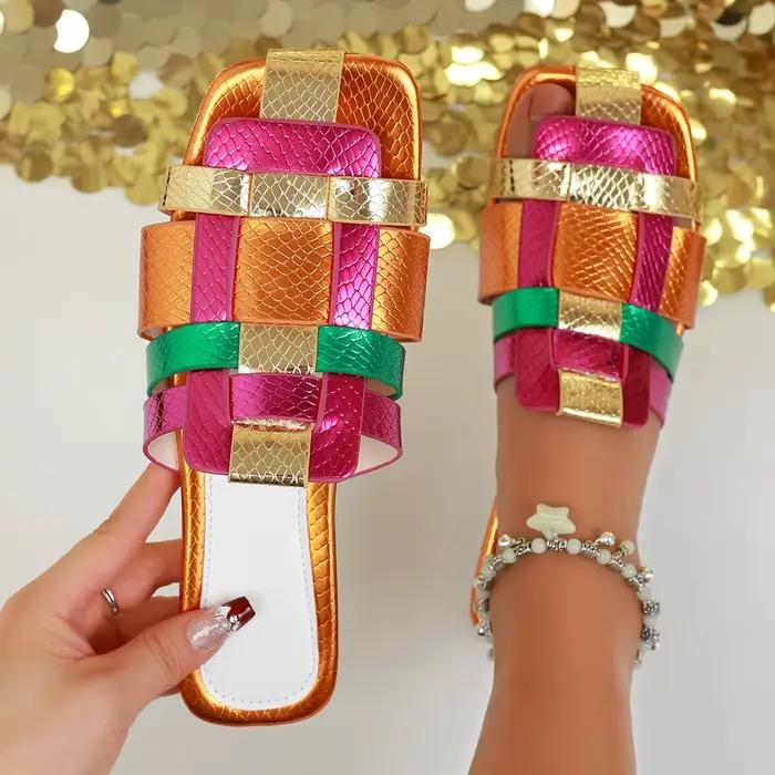 Grande taille 37-43 chaussures pour femmes mode d'été femmes sans lacet plate-forme sandales décontracté chaussures De plage Sandalias De Mujer