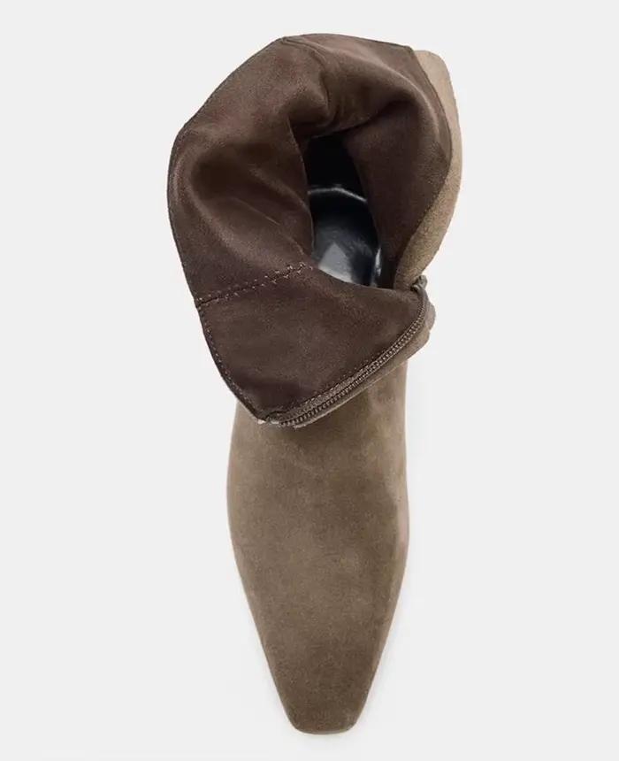 Bottines Sexy en Faux daim à bout pointu pour femme