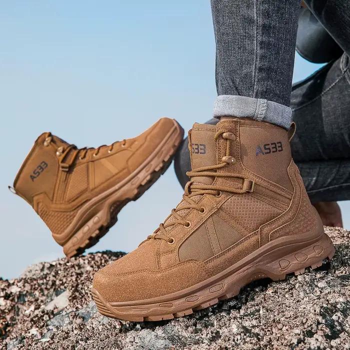 Bottes tactiques militaires pour hommes