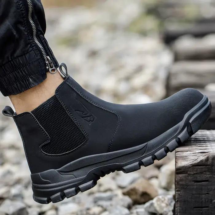 Bottes de travail de sécurité imperméables pour hommes