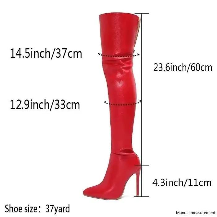 Bottes pour femmes, grande taille 40-46