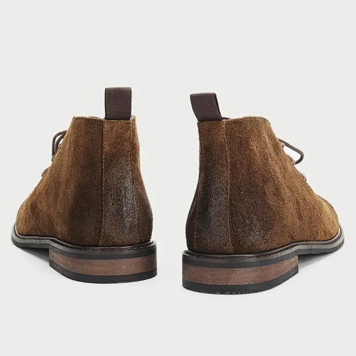 Bottes de désert en cuir véritable