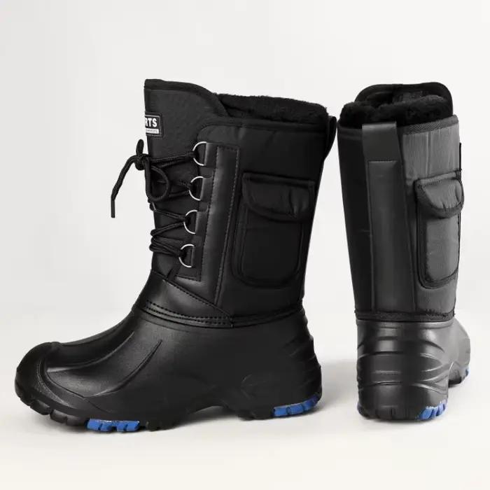 Bottes de neige chaudes à la mode pour hommes