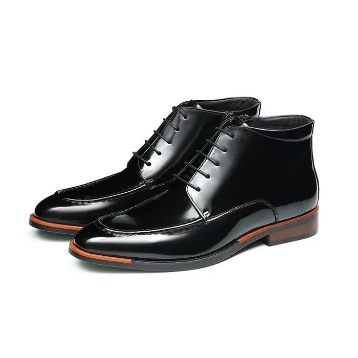 Bottes en cuir pour hommes