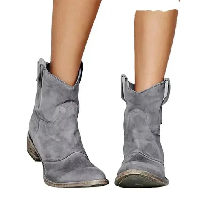 Bottes de rinçage Cowboy vintage pour femmes