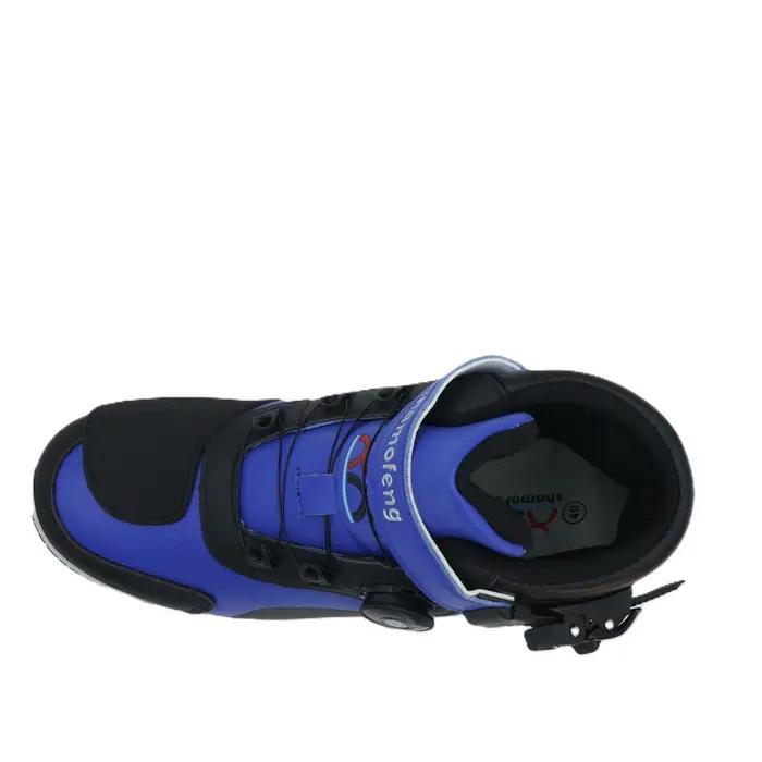 Bottes de moto en cuir pour hommes, respirantes, antidérapantes, résistantes à l'usure, chaussures de course de Cross-country